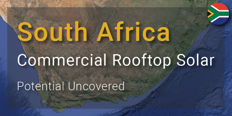 South Africa Commercial Rooftop Solar Potential